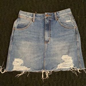 Wrangler mini skirt!